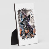 Cane Corso Dog Halloween Fotoplatte (Seite)