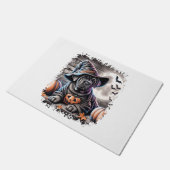 Cane Corso Dog Halloween Fußmatte (Schrägansicht)