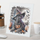 Cane Corso Dog Halloween Sockelschild (In Situ)
