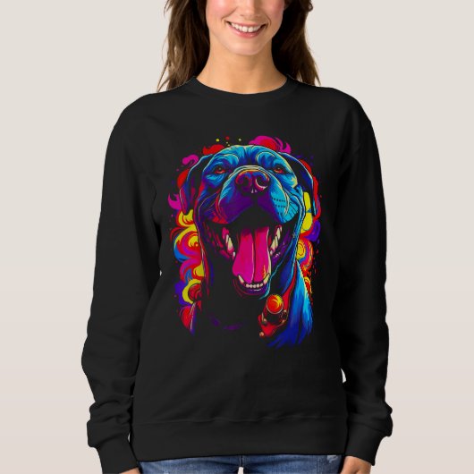 Cane Corso Dog Happy 1 Sweatshirt (Vorderseite)