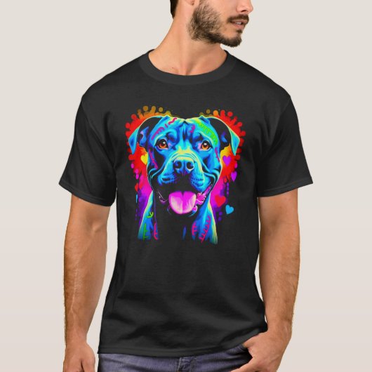 Cane Corso Dog  Heart T-Shirt (Vorderseite)