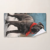 Cane Corso Dog im Schnee Weihnachten Badhandtuch Set (Handtuch)