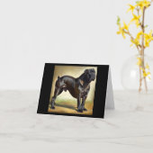 Cane Corso Dog Karte (Gelbe Blume)