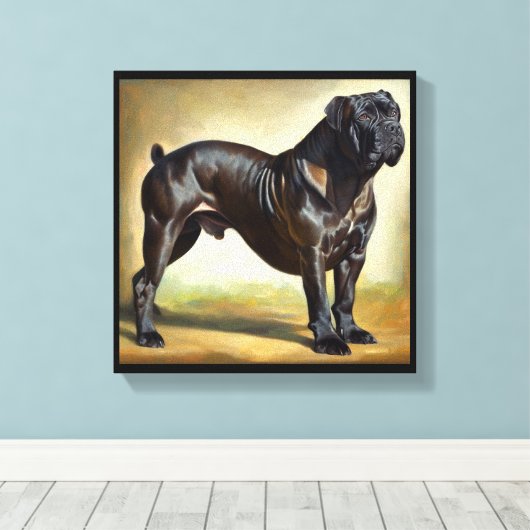 Cane Corso Dog Leinwanddruck (Insitu (Holzboden))