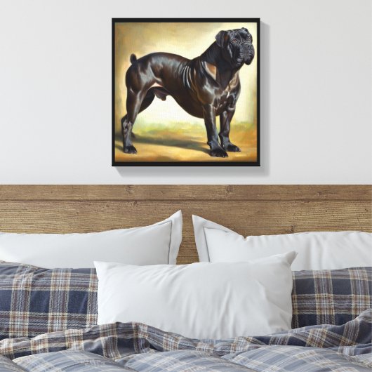 Cane Corso Dog Leinwanddruck (Insitu (Schlafzimmer))