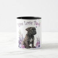 Cane Corso Dog Mama Floral