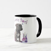Cane Corso Dog Mama Floral Tasse (VorderseiteRechts)