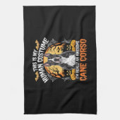 Cane Corso Dog Phantastisches Kostüm Halloween Geschirrtuch (Vertikal)