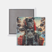 Cane Corso Dog Riding Motorrad Weihnachten Magnet (Vorderseite/Rückseite)