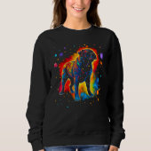 Cane Corso Dog Space Sweatshirt (Vorderseite)