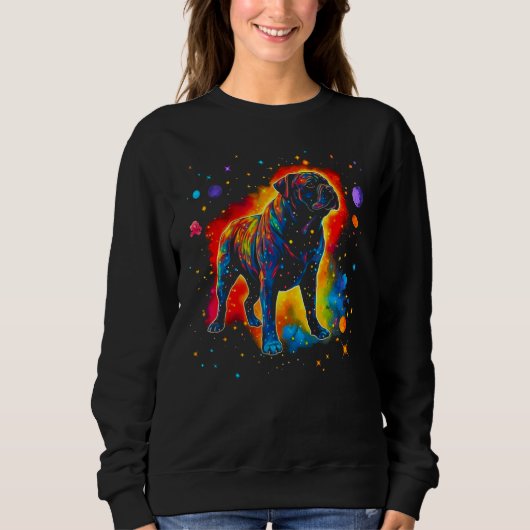 Cane Corso Dog Space Sweatshirt (Vorderseite)
