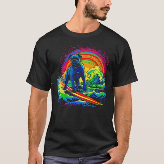Cane Corso Dog Surf T-Shirt (Vorderseite)