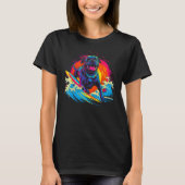 Cane Corso Dog Surfer T-Shirt (Vorderseite)