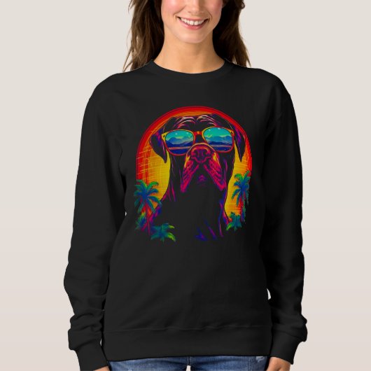 Cane Corso Dog Vacation Sweatshirt (Vorderseite)
