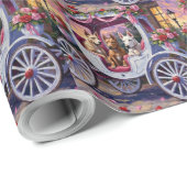 cane corso Dog Valentine's Day Geschenkpapier (Rolleneckpunkt)