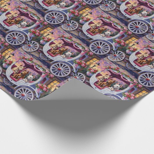 cane corso Dog Valentine's Day Geschenkpapier (Ecke)