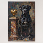 Cane Corso Dog Valentine's Day Heart Protector Puzzle (Vertikal)