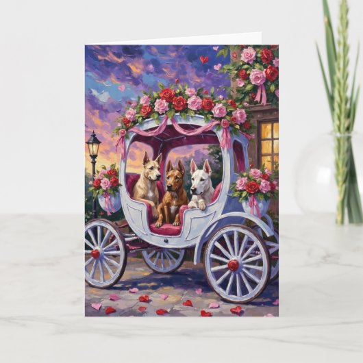 cane corso Dog Valentine's Day Karte (Vorderseite)