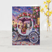 cane corso Dog Valentine's Day Karte (Gelbe Blume)