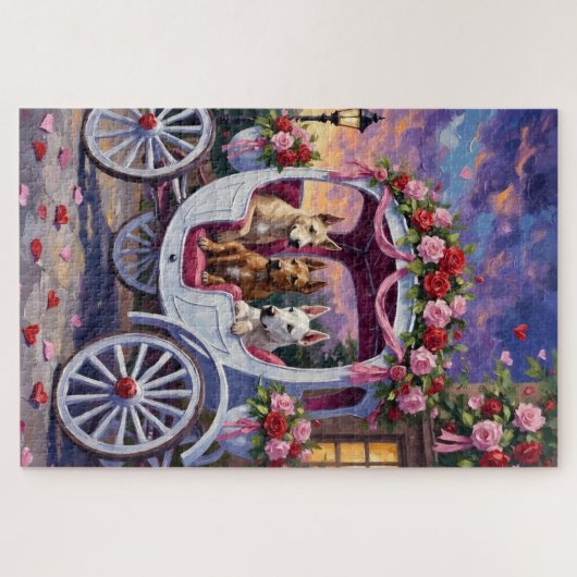 cane corso Dog Valentine's Day Puzzle (Horizontal)