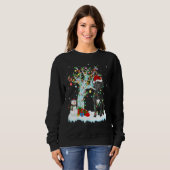 Cane Corso Dog Xmas Tree Lighting Santa Cane Corso Sweatshirt (Vorne ganz)