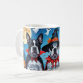 Cane Corso Dogs Pumpkin Halloween Funny Kaffeetasse (Vorderseite Links)
