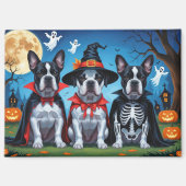 Cane Corso Dogs Pumpkin Halloween Funny Magnet (Vorderseite)