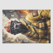 Cane Corso - Feuerwehrleute - Decoupage - Seidenpapier (Vorderseite)