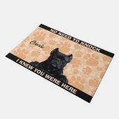 CANE CORSO  FUßMATTE (Schrägansicht)