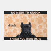 CANE CORSO  FUßMATTE (Vorderseite)