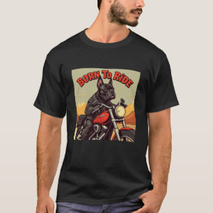 Cane Corso Geboren zum Fahrradfahren T-Shirt
