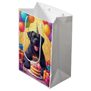 Cane Corso Geburtstagsfeier Mittlere Geschenktüte