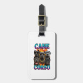 Cane Corso Gepäckanhänger (Vorderseite vertikal)
