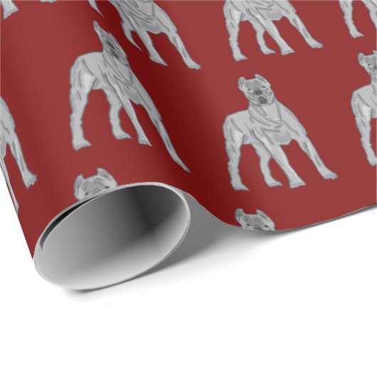 Cane Corso Geschenkpapier (Rolleneckpunkt)
