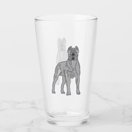 Cane Corso Glas (Rückseite)