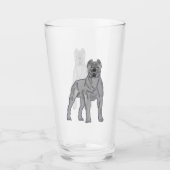 Cane Corso Glas (Vorderseite)