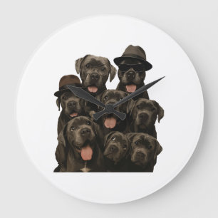 Cane Corso Große Wanduhr