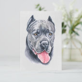 Cane Corso Grußkarte Karte (Stehend Vorderseite)