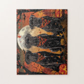 Cane Corso Halloween Gruselig Puzzle (Vertikal)