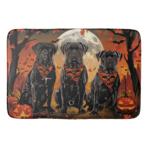 Cane Corso Halloween Spooky Badematte