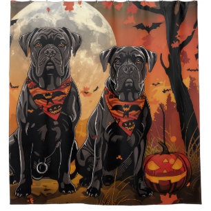 Cane Corso Halloween Spooky Duschvorhang