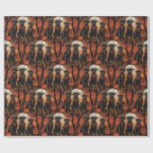 Cane Corso Halloween Spooky Geschenkpapier (Flach)