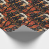 Cane Corso Halloween Spooky Geschenkpapier (Ecke)