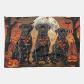 Cane Corso Halloween Spooky Geschirrtuch (Horizontal)