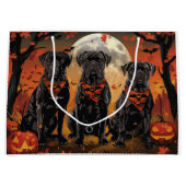 Cane Corso Halloween Spooky Große Geschenktüte (Vorderseite)