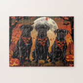 Cane Corso Halloween Spooky Puzzle (Horizontal)