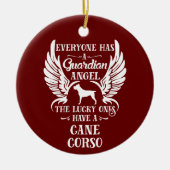 Cane corso Haustier-Schutzengel Keramik Ornament (Vorne)