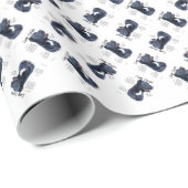 Cane Corso History Geschenkpapier (Rolleneckpunkt)