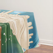 Cane Corso Holiday Baking: Feierliche Weihnachten Tischdecke (Beispiel)