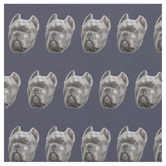 Cane Corso Hund Custom Fabric Stoff (Nahaufnahme)